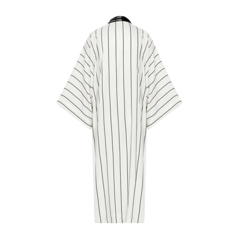 Classic Kutnia Black White Kimono