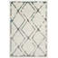 Tapis ivoire / bleu Cohrs-27043001