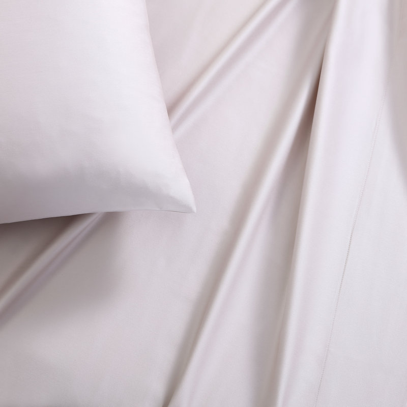 800 Thread Count Cotton Blend Sheet Set, Pink, Queen Sheet Set with 2 Pillowcases