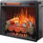 23 inch Infrared  heating electric fireplace insert, with log set & realistic flame, remote control with timer, overheating protection