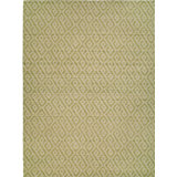 Wool Geometric Area Rug in Beige
