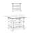 Acadian Solid Wood Transitional Table with Open Shelves-1063236911-955524085