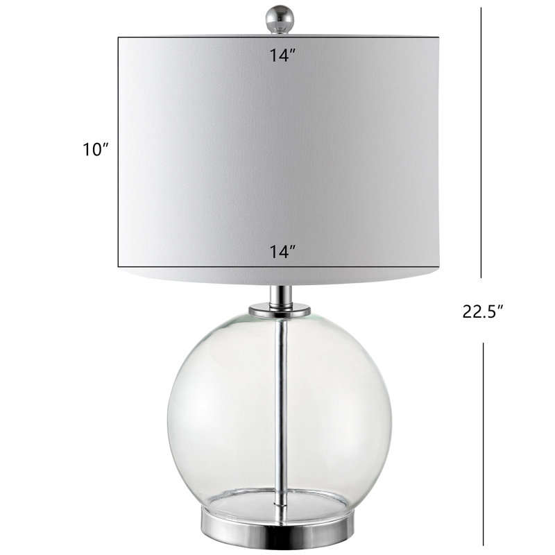 Ayrica Table Lamp, Clear