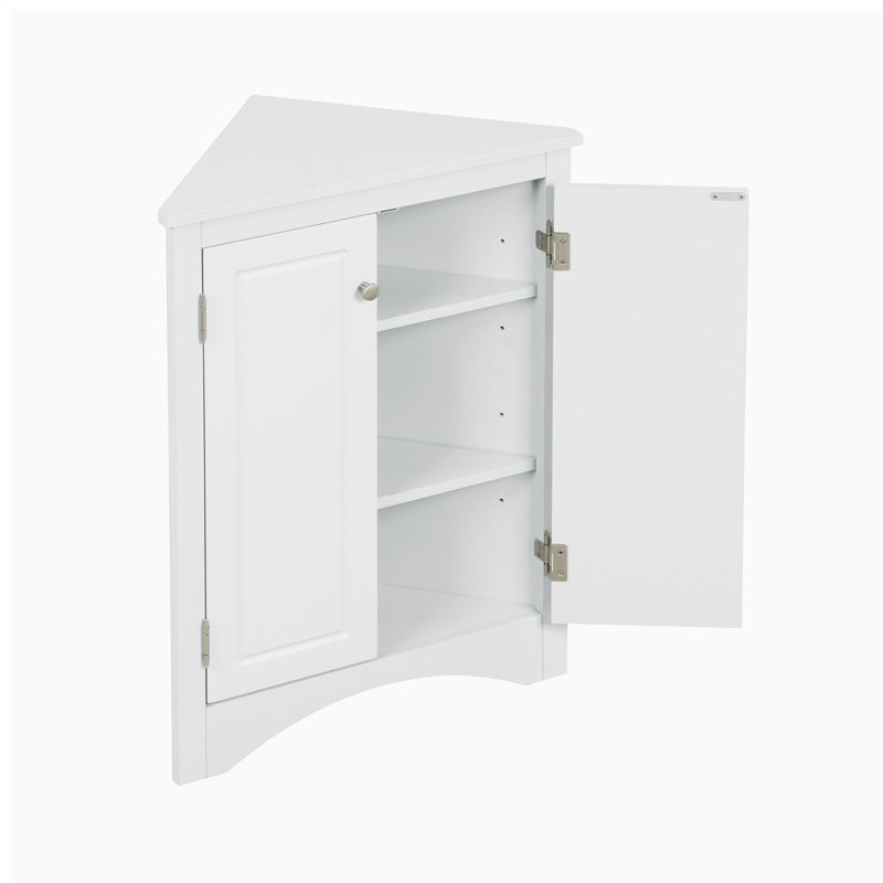 Wingman Freestanding Bathroom Cabinet, White