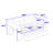 Daybed with LED, Storage Shelves, Drawers, Desk and Charging Station-659226682-659226681