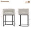 Tabouret de comptoir rembourré 26 "avec structure en métal Jessica-1469342758-1469342753