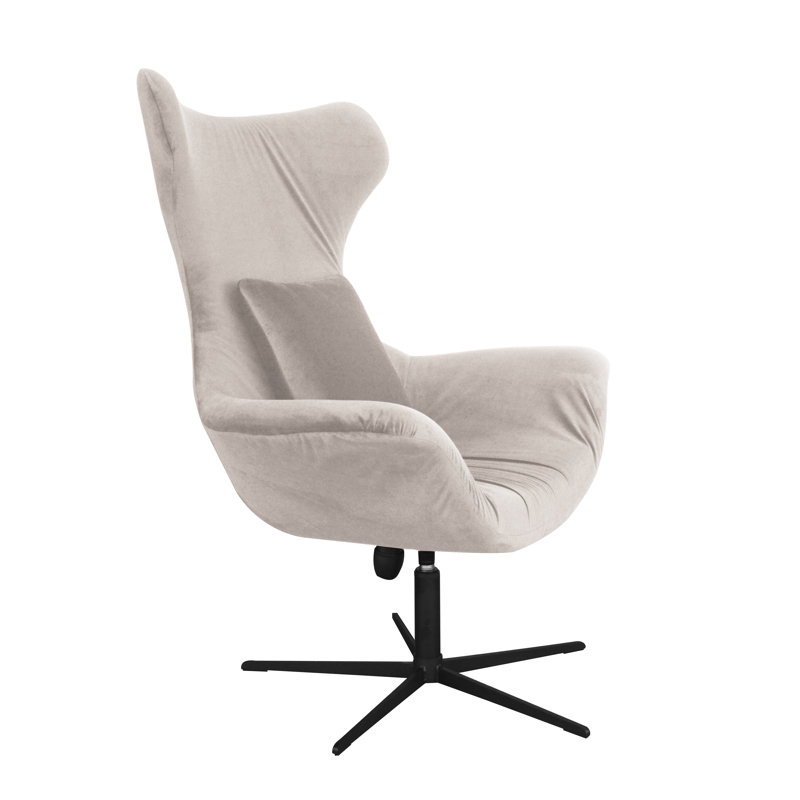 Swivel Lounge Chair, Cream