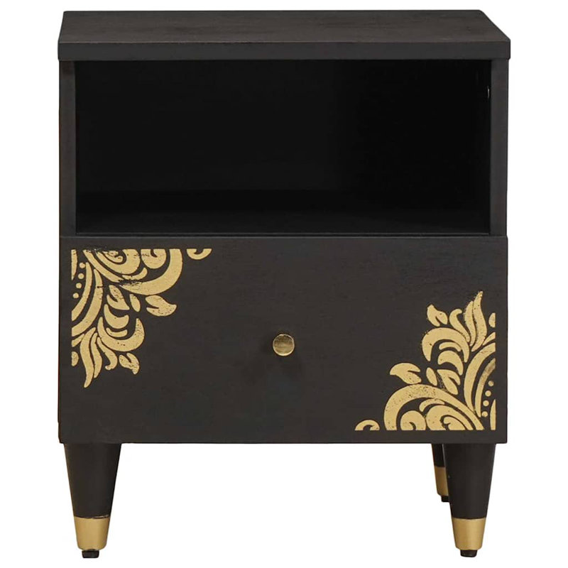 40cm W Solid Wood Bedside Table