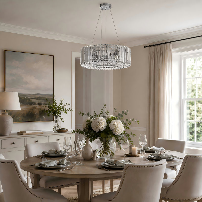 6 - Light Round Chandelier