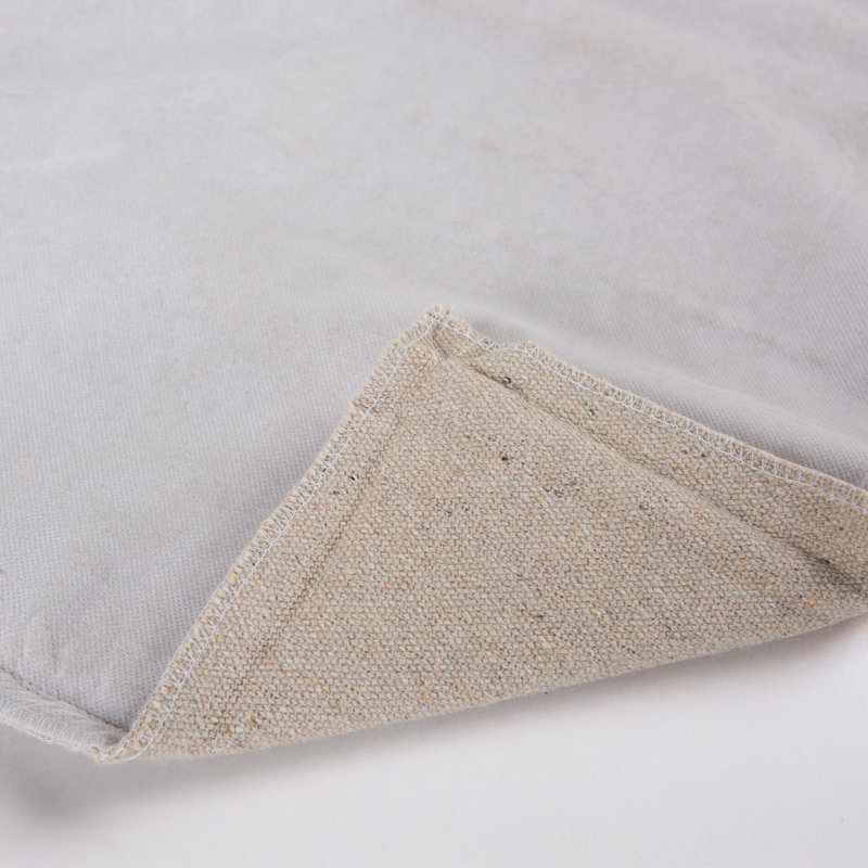 Housse et insert rectangulaires en coton, Naturel