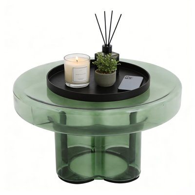 Round Glass Side Table