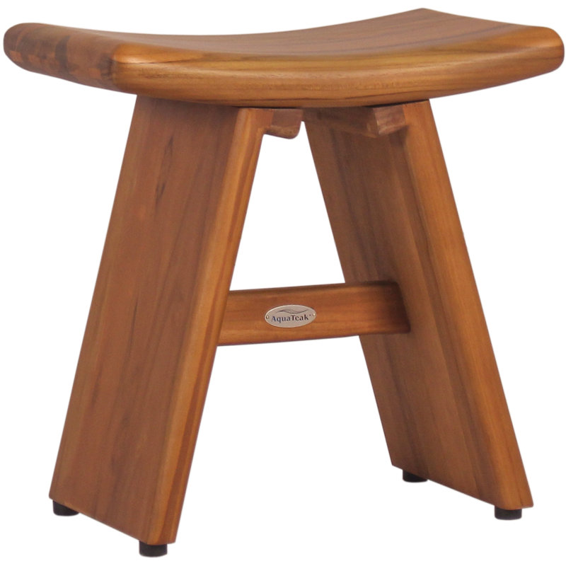 Banc de douche en teck Asia-Bjon