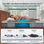 Matelas hybride ferme Signature ™ de 12 pouces - soutien central renforcé, sans évier au milieu, confort respirant avec les traverses DuPont ™ en fibres, pour le dos et le ventre-1181949368