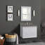 Ensemble de meuble-lavabo mural simple 31 po Crumley-681647629-681647634
