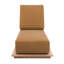 Hermosa Outdoor Teak Chaise Lounge-311407020