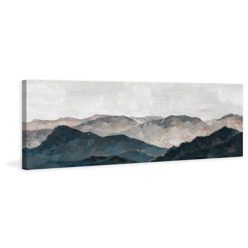 Conquer the Appalachians - Peinture panoramique sur toile tendue, H 5 po x l 15 po x P 1,5 po