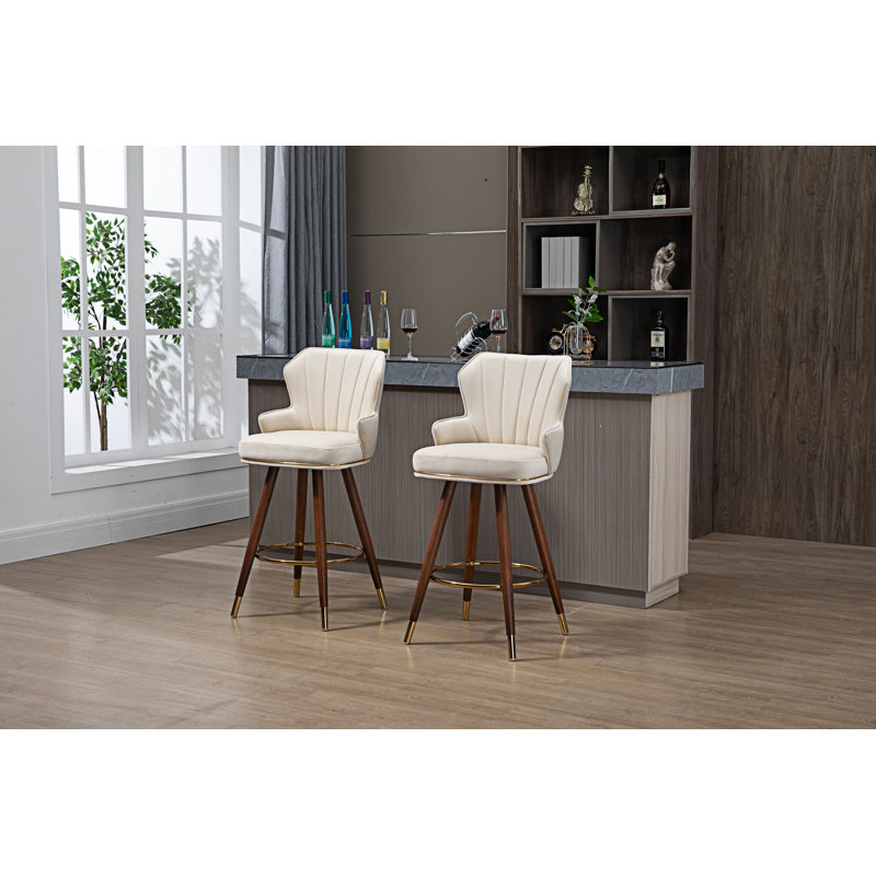 Tabouret pivotant de 27,95 po, Ivoire