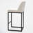 26" Upholstered Counter Barstool With Low Back And Metal Frame Modern Kitchen Island Seating-867385869-867385871