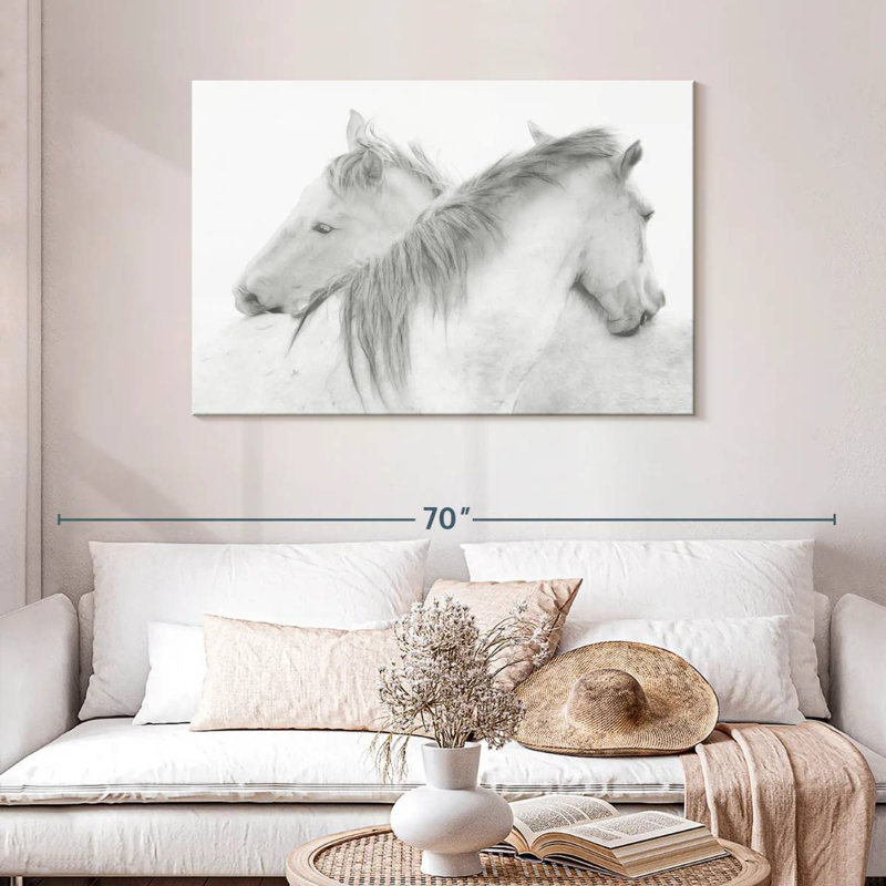 Brampt Stas Horses, 30" H x 45" W