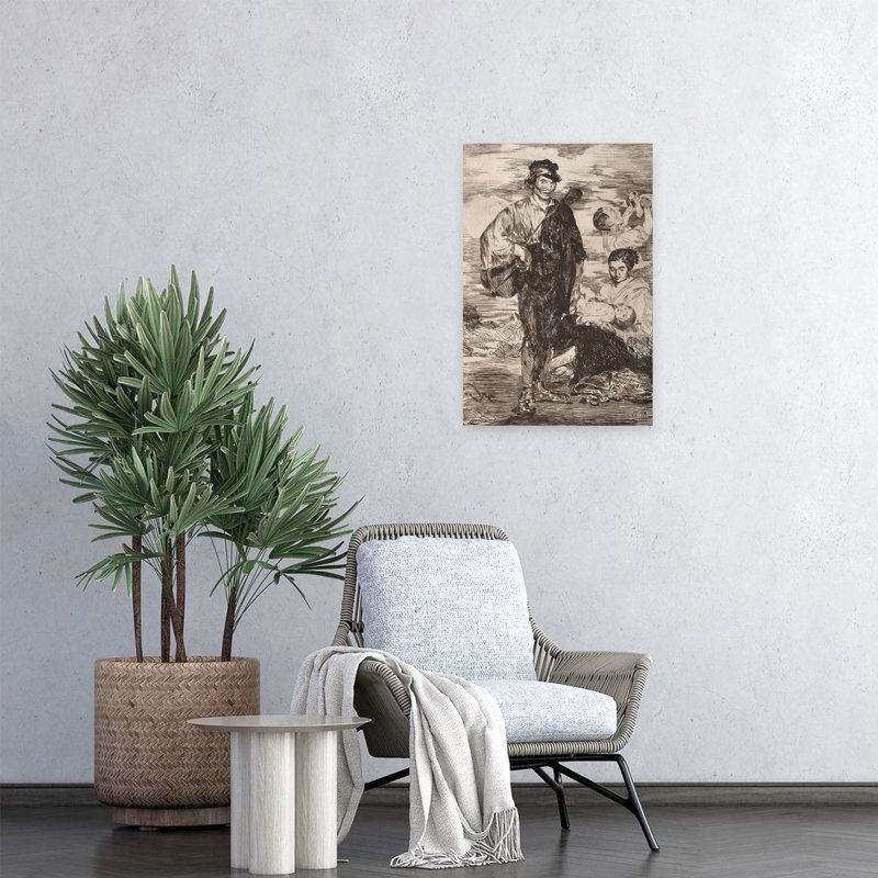 The Gypsies Abstract Contemporary Wall Art Print by Edouard Manet - Wrapped Canvas Print, 60.96cm H x 40.64cm W