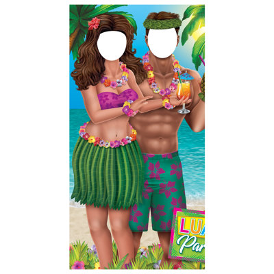 Support pour photo de couple Luau