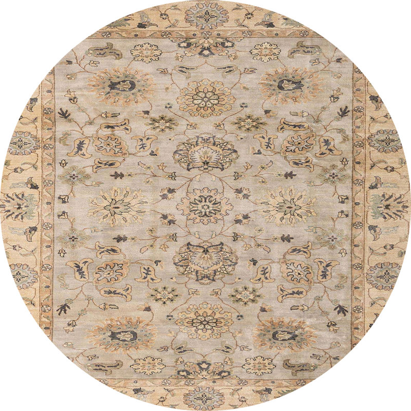 Abstract Indoor Rug, Round 3'