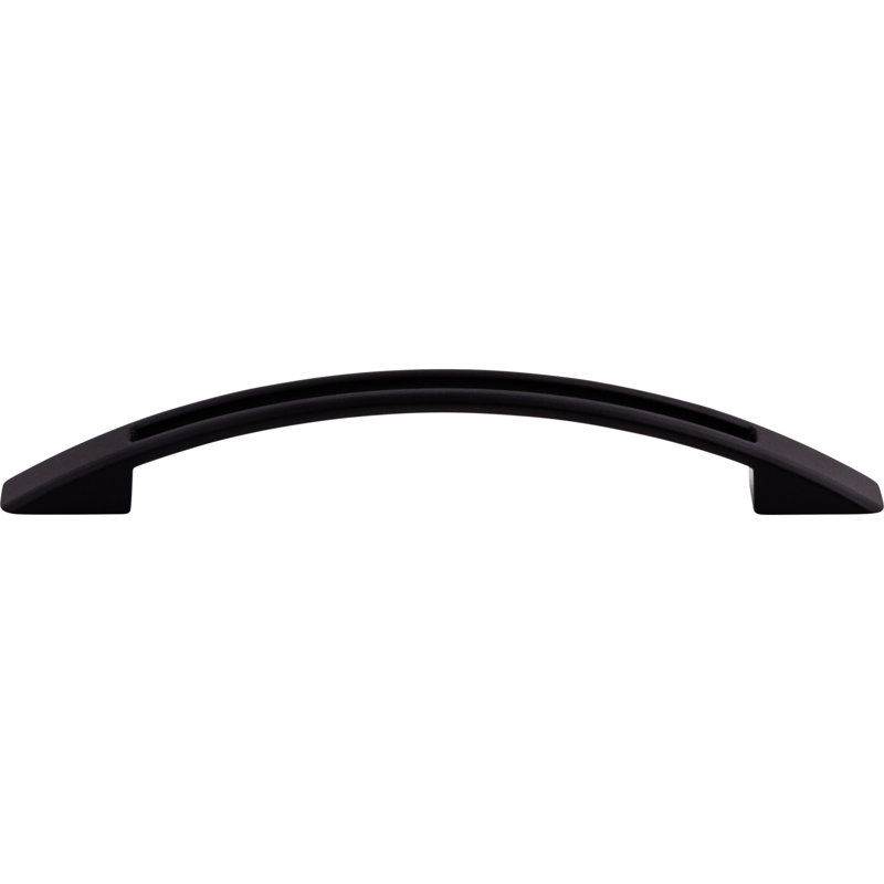 Tango Cut Out Center Bar pull, Flat Black, 5 1/16" Center to Center