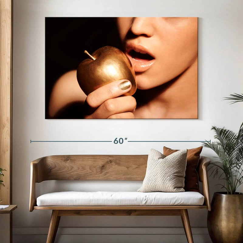 Apple, 34" H x 51" W
