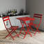 Ensemble bistro 3 pièces de terrasse et chaises pliables-670832652