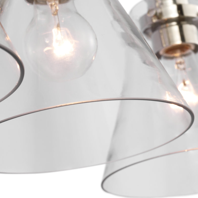 Parkington 3 - Light Vanity Light, Clear, Polished Nickel