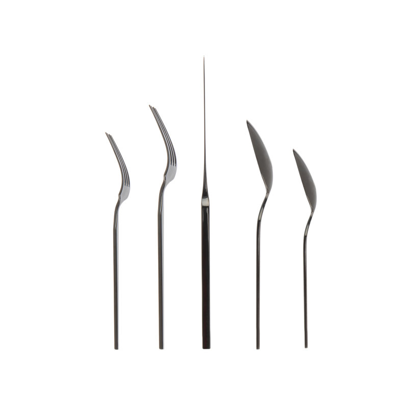 Godinger Silver Art Co Oliver Mirrored 18/10 Stainless Steel Flatware 20 Piece, Service For 4