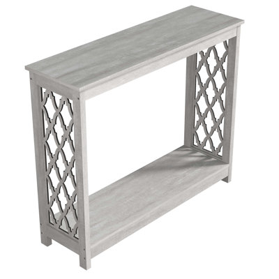 Chessani Transitional Console Table with shelf