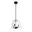 Luminaire suspendu quatre lumières bougie avec verre transparent Soiree-685408229