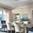 6 Light Spiral Crystal Chandelier Rectangular Pendant Lamp