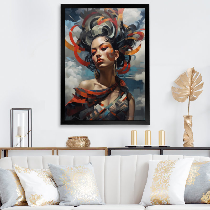 " Where The Wild Women Roam ", Black Single Picture Framed, 20" H x 12" W x 1" D