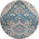 Premium Machine Washable Prisco Blue Rug