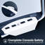 Support mural en acier blanc VIVO conçu pour la console de jeu PS5