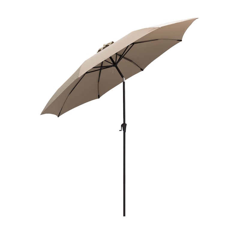 Parasol de marché 120 po Frison, Taupe, H 97 po x l 117 po x P 117 po