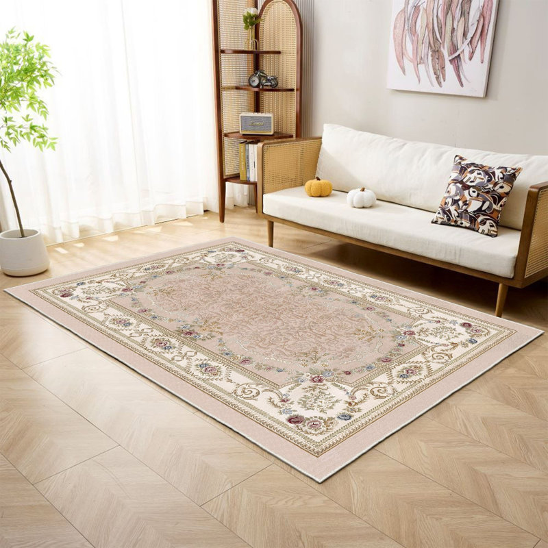 Premium Hall Carpet (3.3 x 6.6 ft), 100% Polyester, 0.3 in Pile Height | Antibacterial, Non-Slip PVC Dot Underside, 650 g/m² | Durable Woven Design, 3D Digital Printing, Machine Washable, Ideal for Home Décor