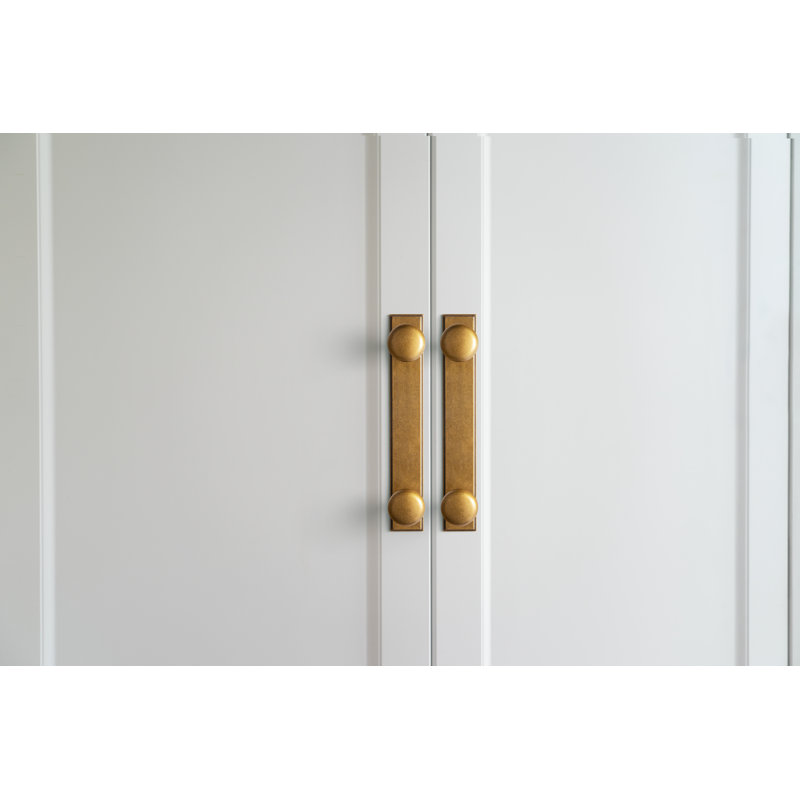 Creative Double Knob Pull Multipack, Antique Brass
