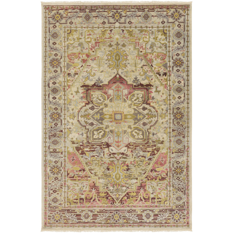 Achna Wool Oriental Indoor Rug, Rectangle 9' x 13'