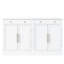 Rangement pour buffet moderne autoportant, ensemble de 2-1868840913
