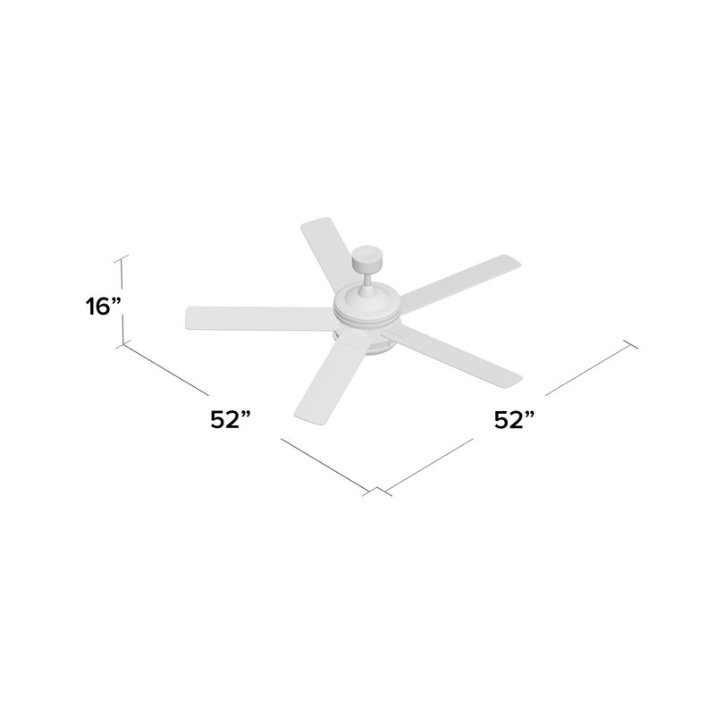 Arrietta 52'' Ceiling Fan with Light Kit