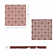 Walk This Way ! Gardening 1 Patio 11.5" x 11.5" Plastic Interlocking Tile in Terracotta