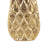 Mitcham Metal Decorative Gold Vase with Peacock Inspired Design-1471928656
