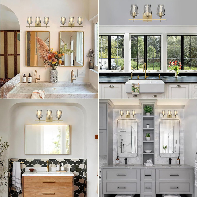 Éclairage pour meuble-lavabo 2 lumières 2 lumières