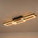 Chevee 3 - Light Matte Black 39.4" Kitchen Island Led Flush Mount