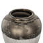 Vase rond en céramique brun Sienna
