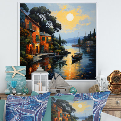 Port Harbor Escape Pointillism II - impression