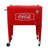Leigh Country 60 Quarts Serving Station / Cart Cooler with wheels in Red